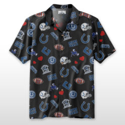 Indianapolis Colts Hawaiian Shirt 100% Cotton - ST01