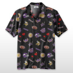 Minnesota Vikings Hawaiian Shirt 100% Cotton - ST01