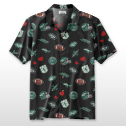 New York Jets Hawaiian Shirt 100% Cotton - ST01