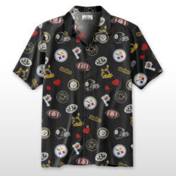 Pittsburgh Steelers Hawaiian Shirt 100% Cotton - ST01