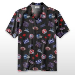 New York Giants Hawaiian Shirt 100% Cotton - ST01