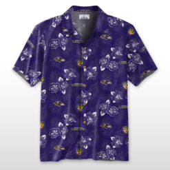 Baltimore Ravens Hawaiian Shirt 100% Cotton - ST02