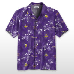 Minnesota Vikings Hawaiian Shirt 100% Cotton - ST02