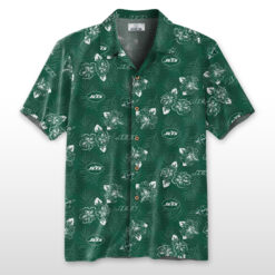 New York Jets Hawaiian Shirt 100% Cotton - ST02