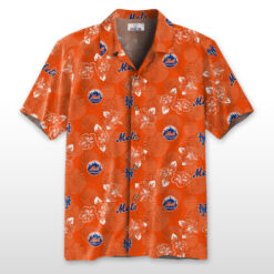 New York Mets Hawaiian Shirt 100% Cotton - ST02
