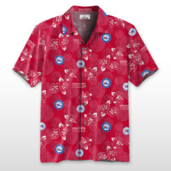 Philadelphia 76ers Hawaiian Shirt 100% Cotton - ST02