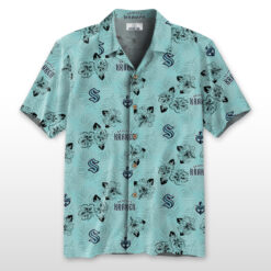 Seattle Kraken Hawaiian Shirt 100% Cotton - ST02