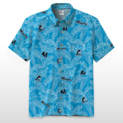 Miami Marlins Short Sleeves Shirt - ST03