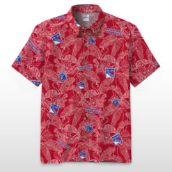 New York Rangers Short Sleeves Shirt - ST03